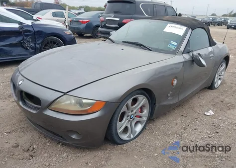 2003 BMW Z4 3.0I z USA, uszkodzony, nr VIN 4USBT53423LU01221